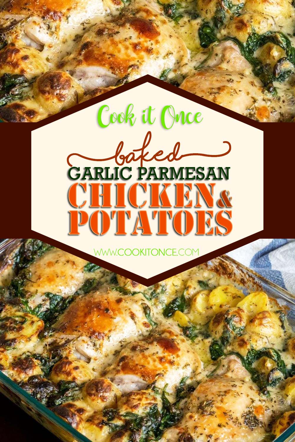 Garlic Parmesan Chicken and Potatoes Recipe