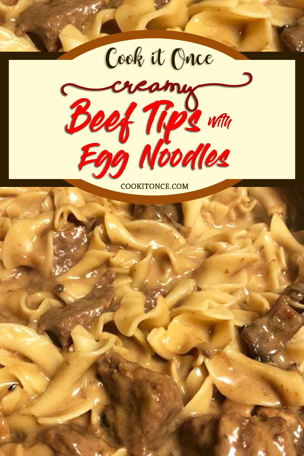 Beef Tips and Egg Noodles Recipe