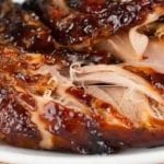 Crockpot Brown Sugar Balsamic Glazed Pork Tenderloin