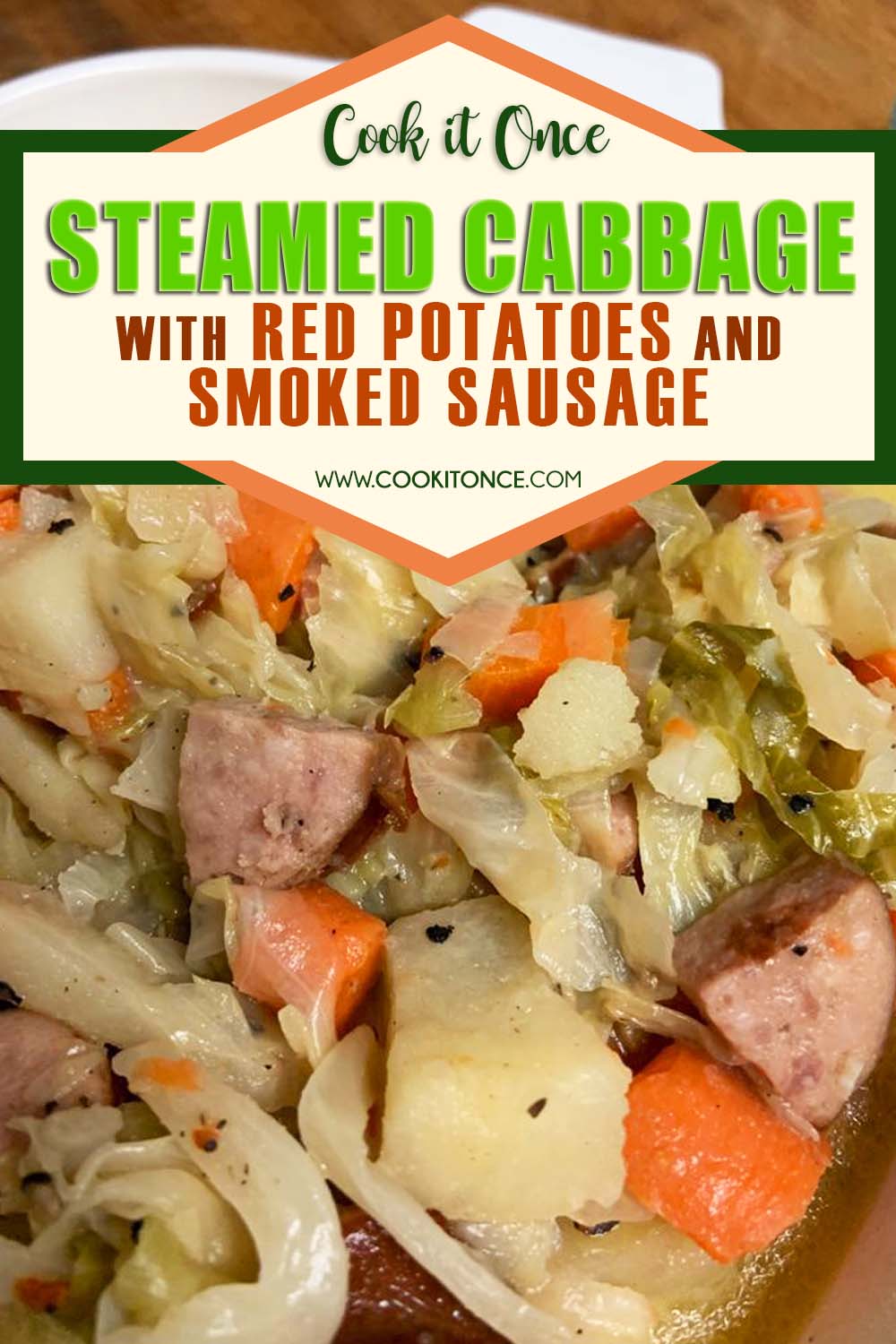 Cabbage with Red Potatoes and Smoked Sausage Recipe