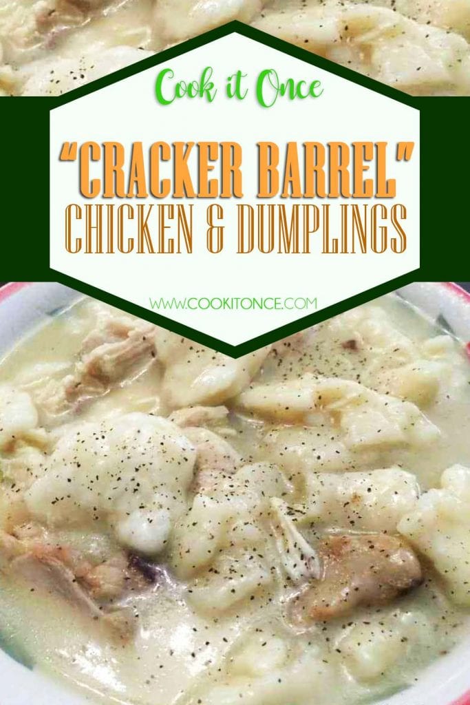 “Cracker Barrel” Chicken and Dumplings