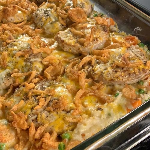 Real Old Fashioned Pork Chop Casserole