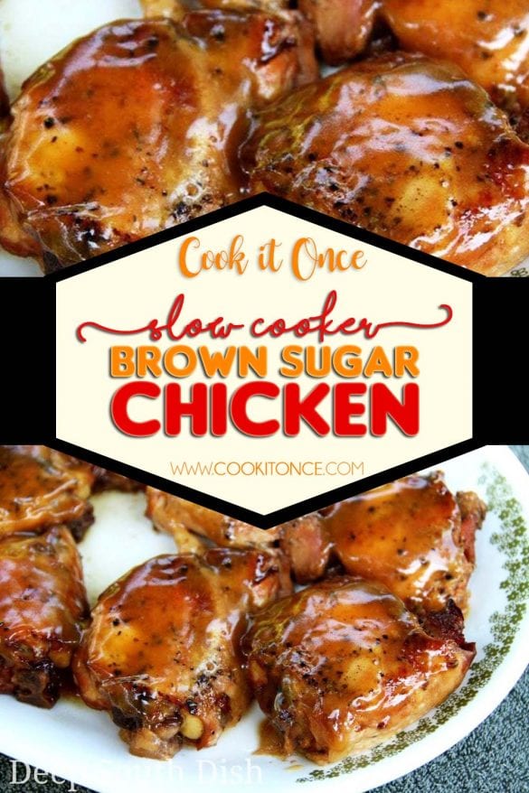 SLOW COOKER BROWN SUGAR CHICKEN