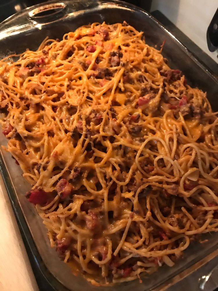 Taco Spaghetti Bake