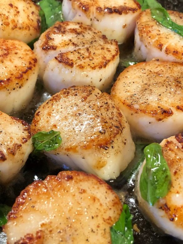 20-Minute Panko- & Parmesan-Crusted Baked Scallops