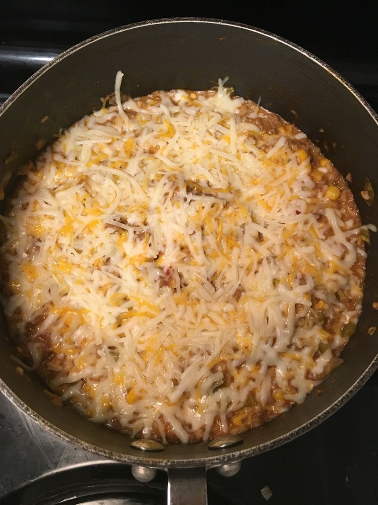 One Pot Mexican Ground Beef and Rice