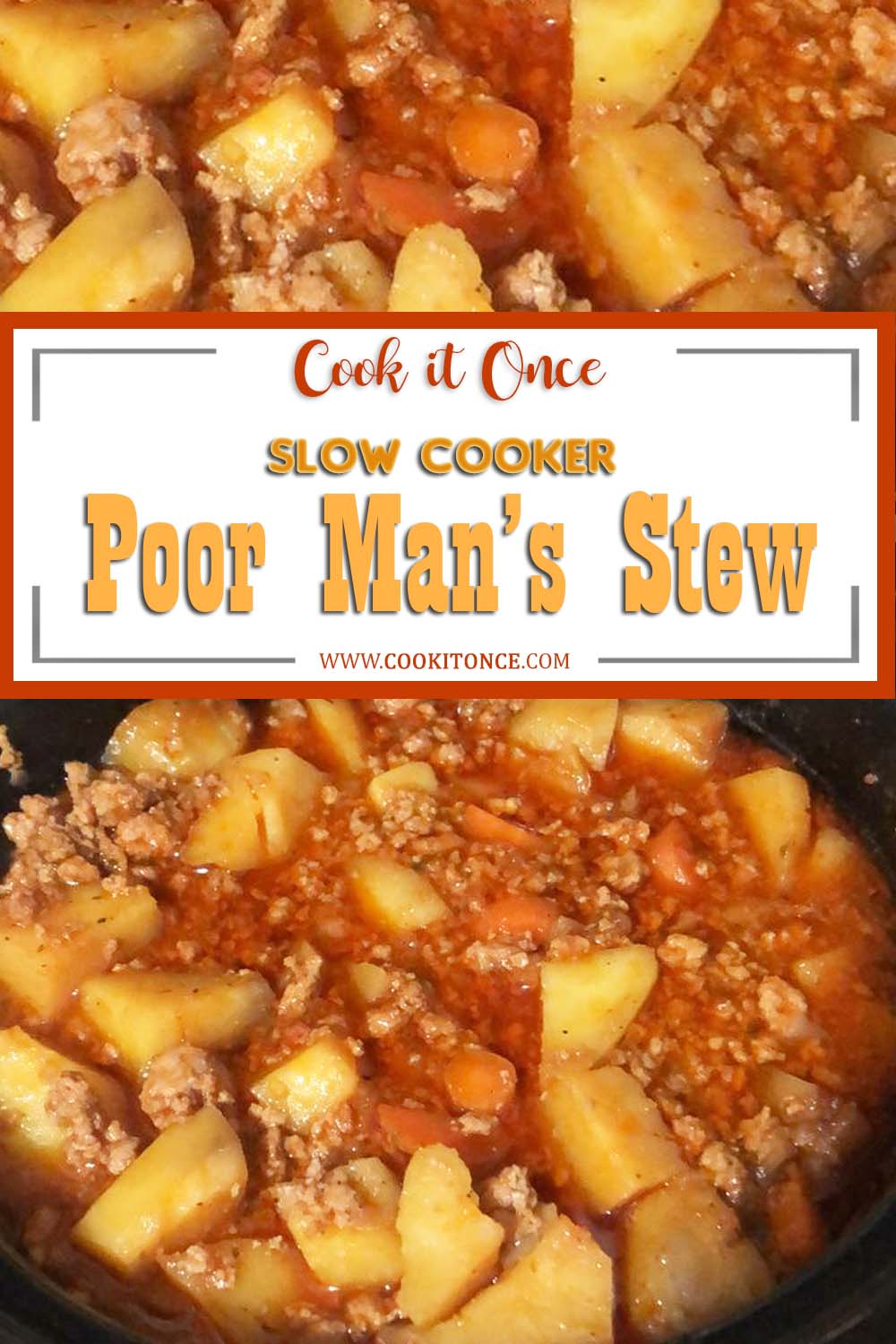 Slow Cooker Poor Man's Stew Recipe