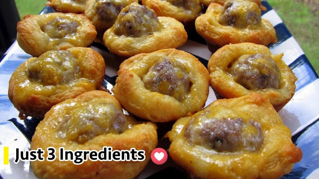 Easy Cheesy Sausage Biscuit Bites