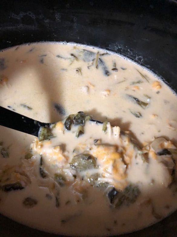 Slow Cooker Chicken Chile Relleno Soup