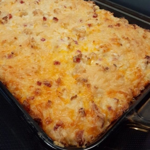 Ham And Cheese Hash Brown Casserole 4662