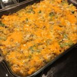 CHEESY CHICKEN BROCCOLI STUFFING BAKE