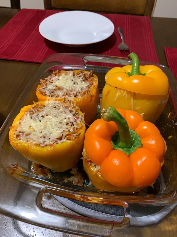 Cheesy Italian Stuffed Peppers