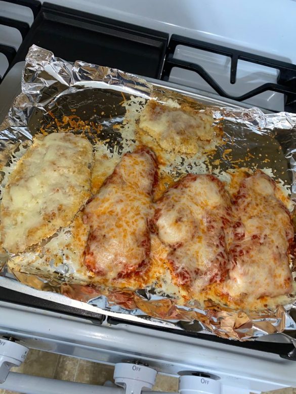 Oven Baked Chicken Parmesan