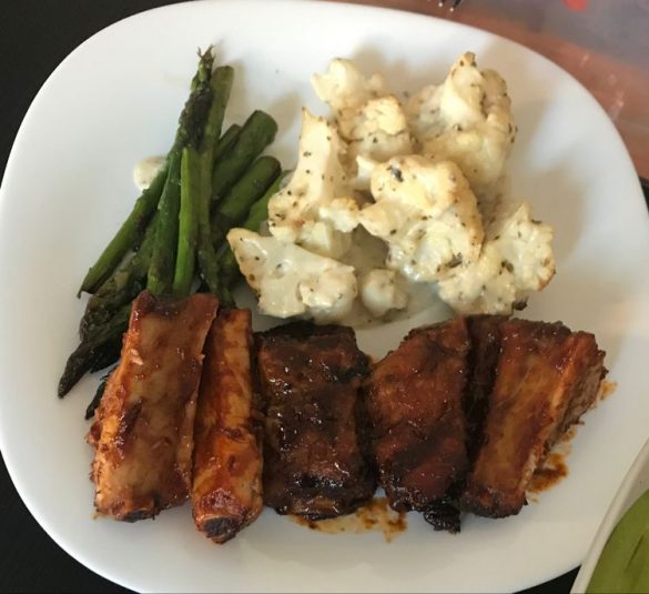 TENDER OVEN BAKED BBQ RIBS THAT FALL OFF THE BONE