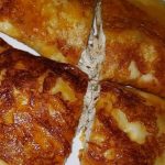 Cheese-Crusted Quesadilla