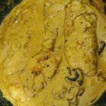 Chicken with Garlic Mushroom Sauce