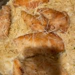Italian Chicken Pasta in Creamy White Wine Parmesan Cheese Sauce 1