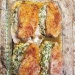 Spinach Stuffed Pork Chops
