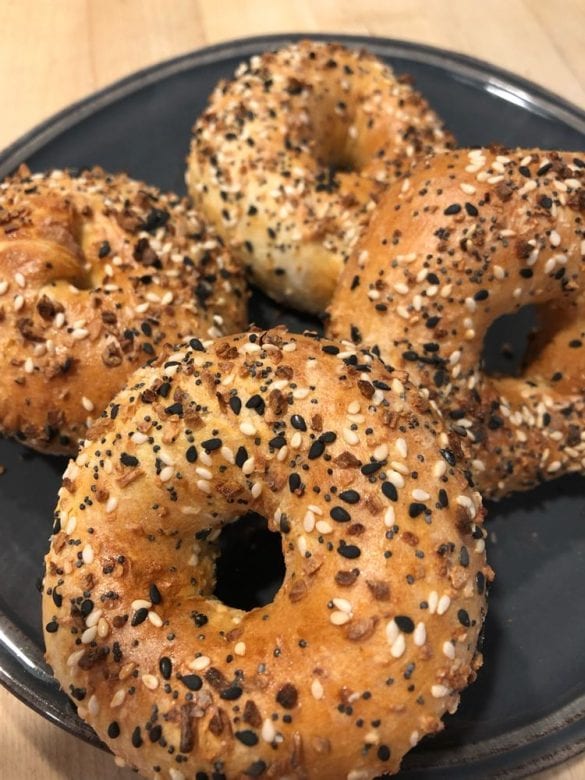 Air Fryer 2 Ingredient Weight Watcher Friendly Bagels
