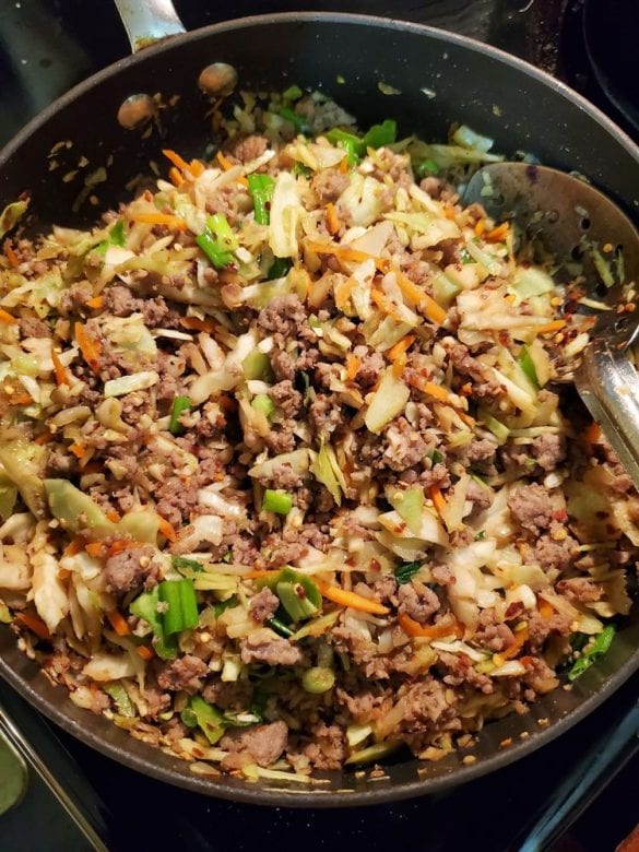LOW-CARB EASY TO MAKE EGG ROLL IN A BOWL