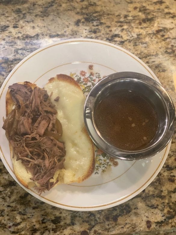 CROCK POT FRENCH DIP SANDWICH