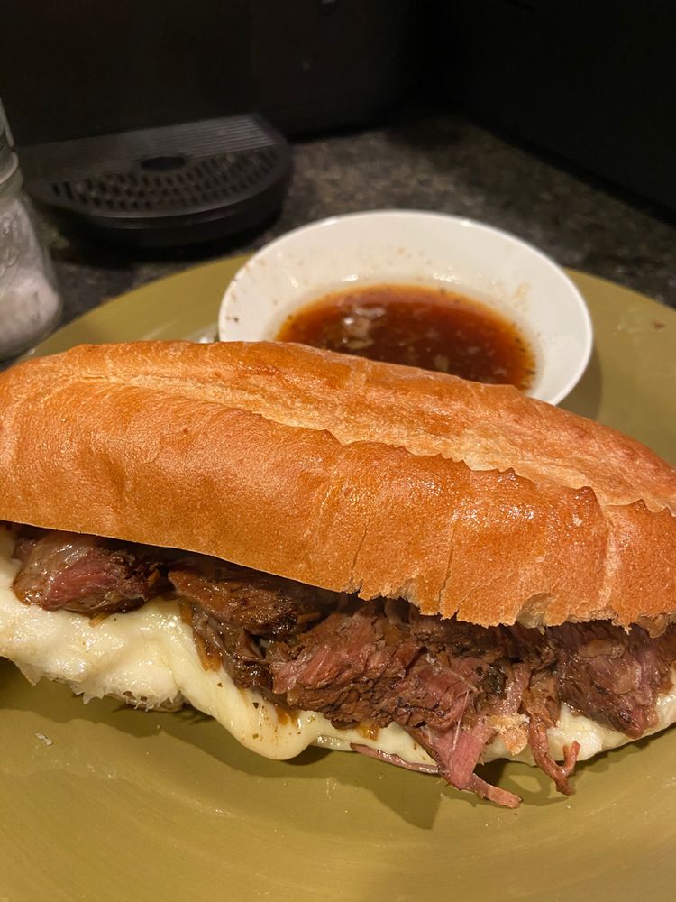 BEST SLOW COOKER FRENCH DIP SANDWICHES