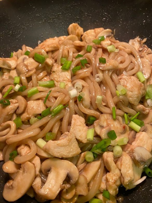 Hoisin Chicken Udon Noodles