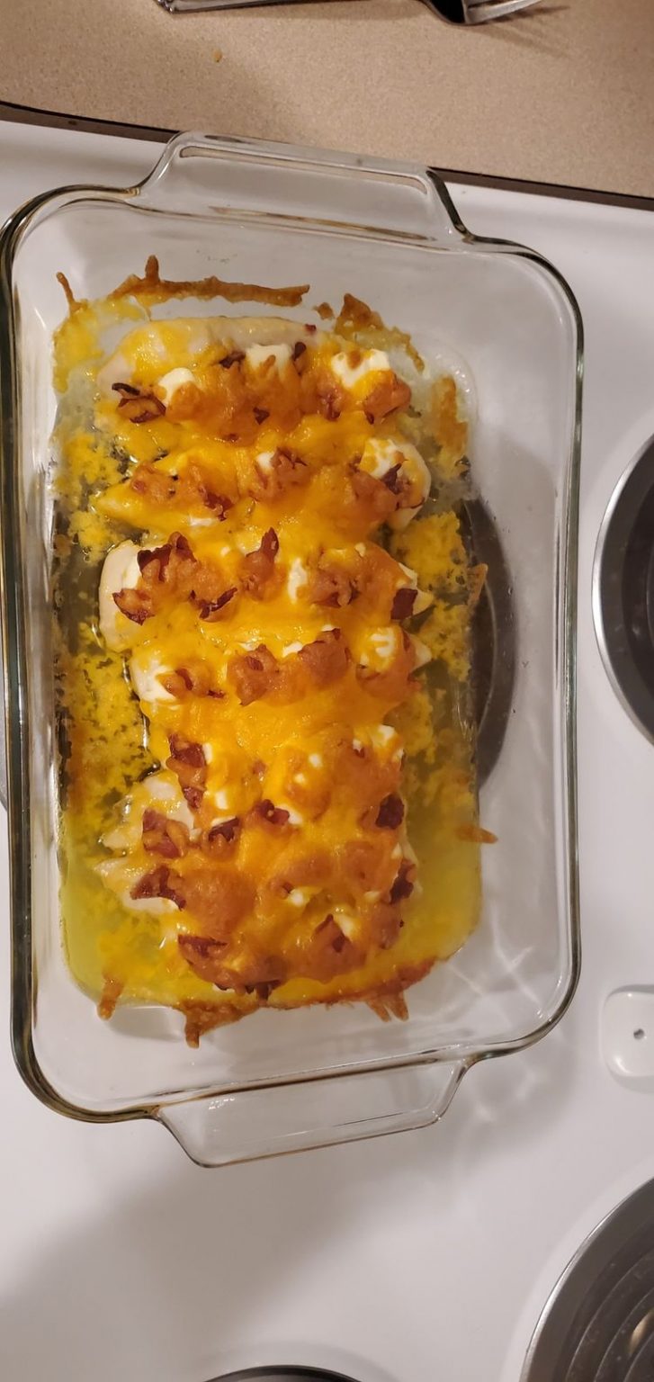 Bacon Cream Cheese Cheddar Chicken 