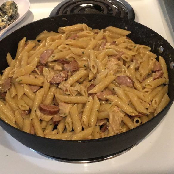 One Pot Cajun Chicken Alfredo