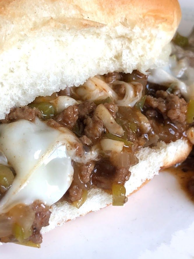 Philly Cheesesteak Sloppy Joes