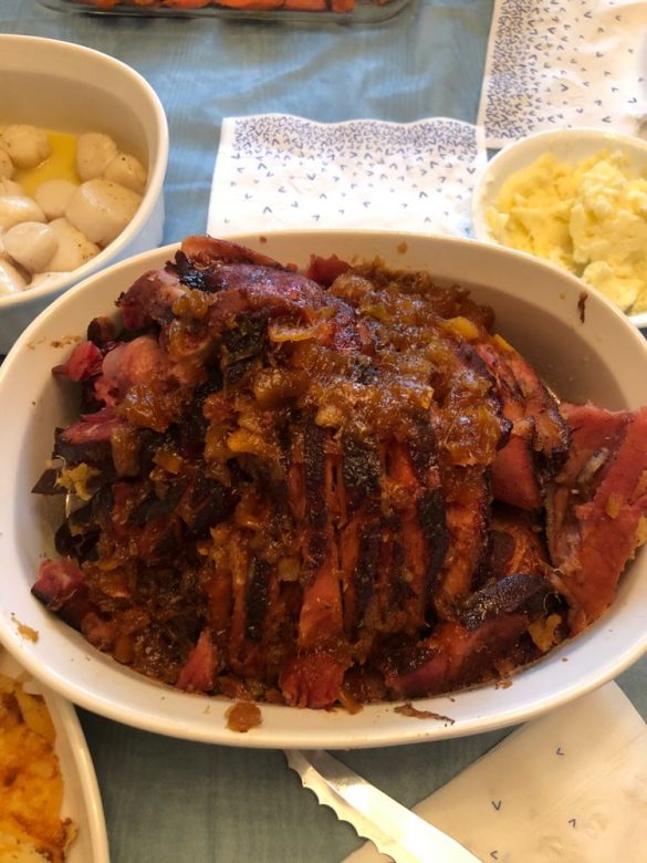 Crock Pot Brown Sugar Pineapple Ham