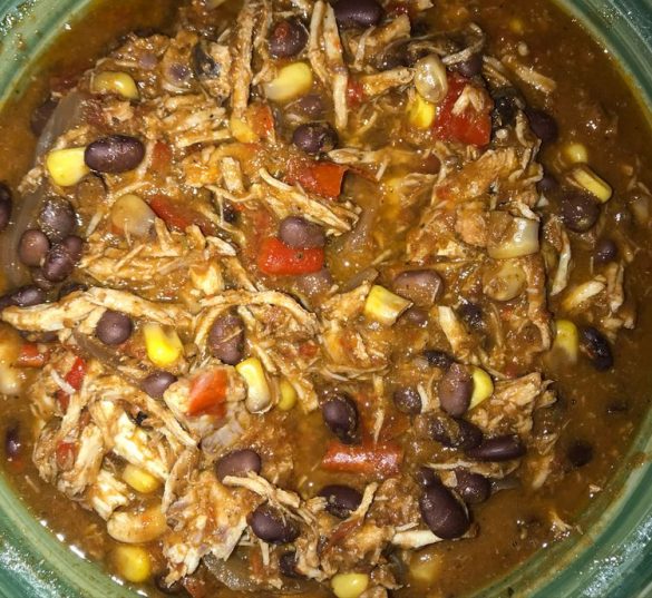 CrockPot Salsa Chicken