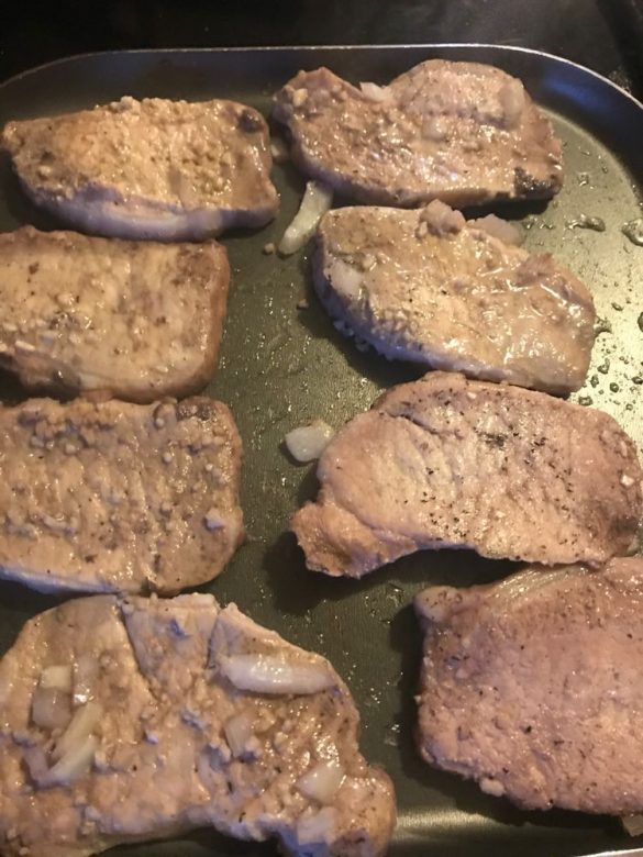 EASY BAKED BONELESS PORK CHOPS