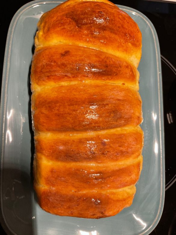 Light, fluffy condensed milk bread