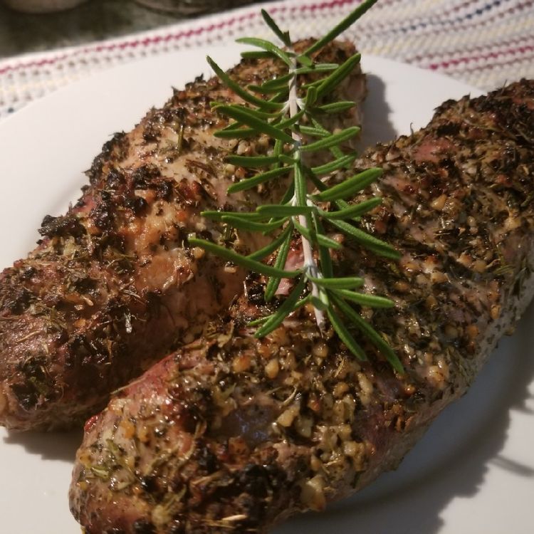 Garlic Rosemary Beef Tenderloin Roast