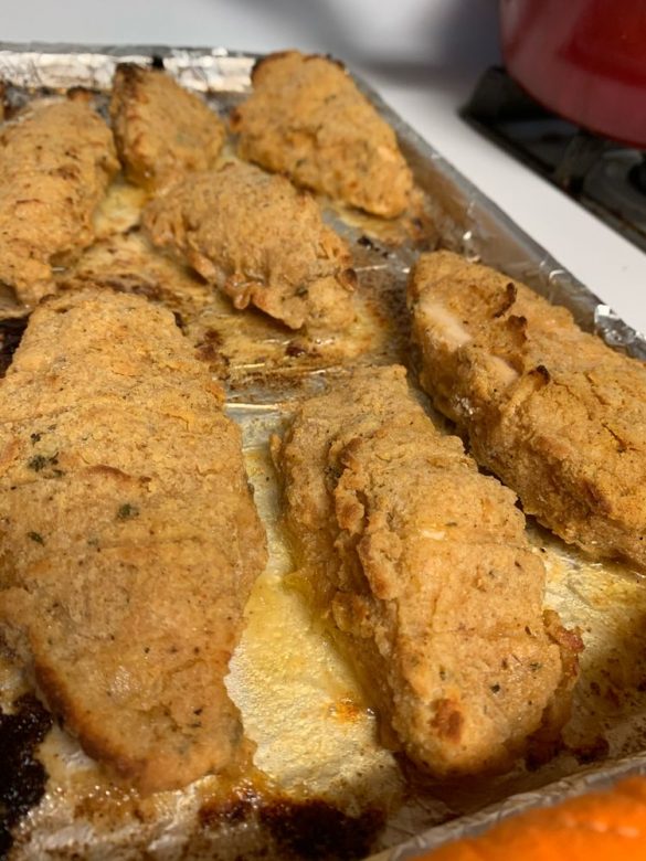 Truly Crispy Buttermilk Oven Fried Chicken