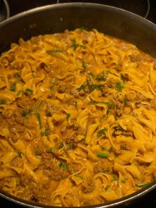 Pioneer Woman Beef Noodle Skillet