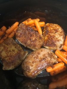 Slow Cooker Brown Sugar Garlic Pork Chops