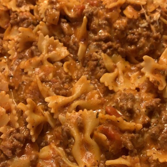 One Pot Hamburger Helper Lasagna