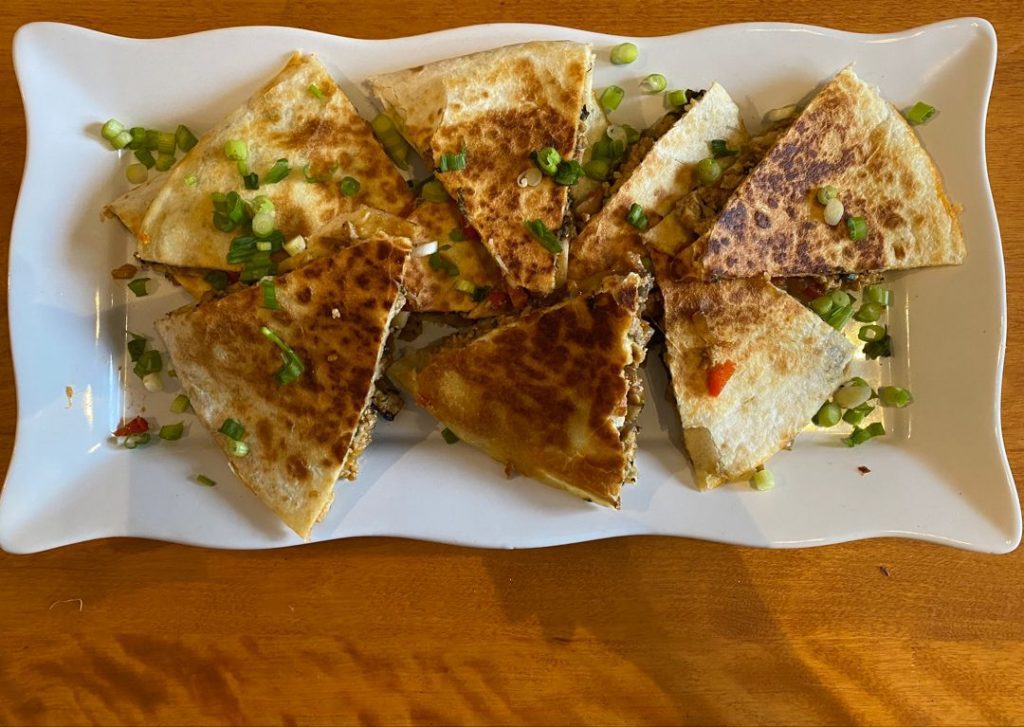 CHEESY GROUND BEEF QUESADILLAS