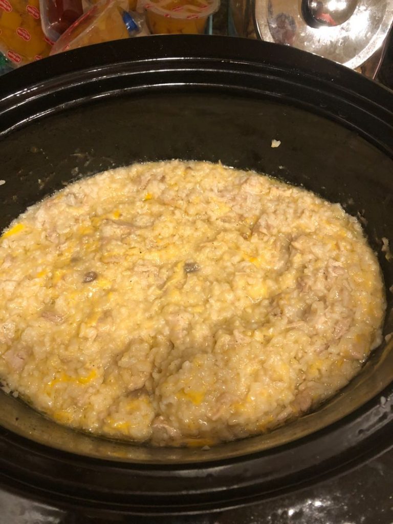Slow Cooker Pork Chops and Rice