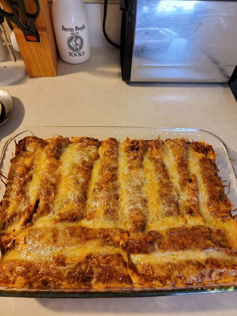 The Best Authentic Beef Enchiladas