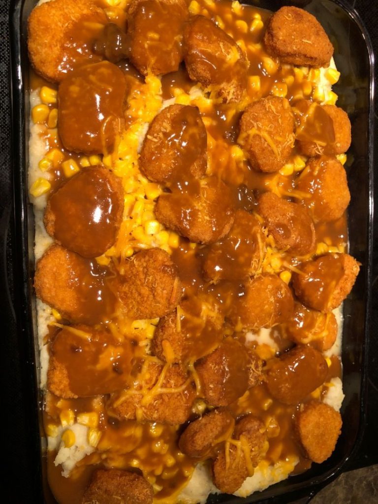 Crispy Chicken And Mashed Potato Casserole 