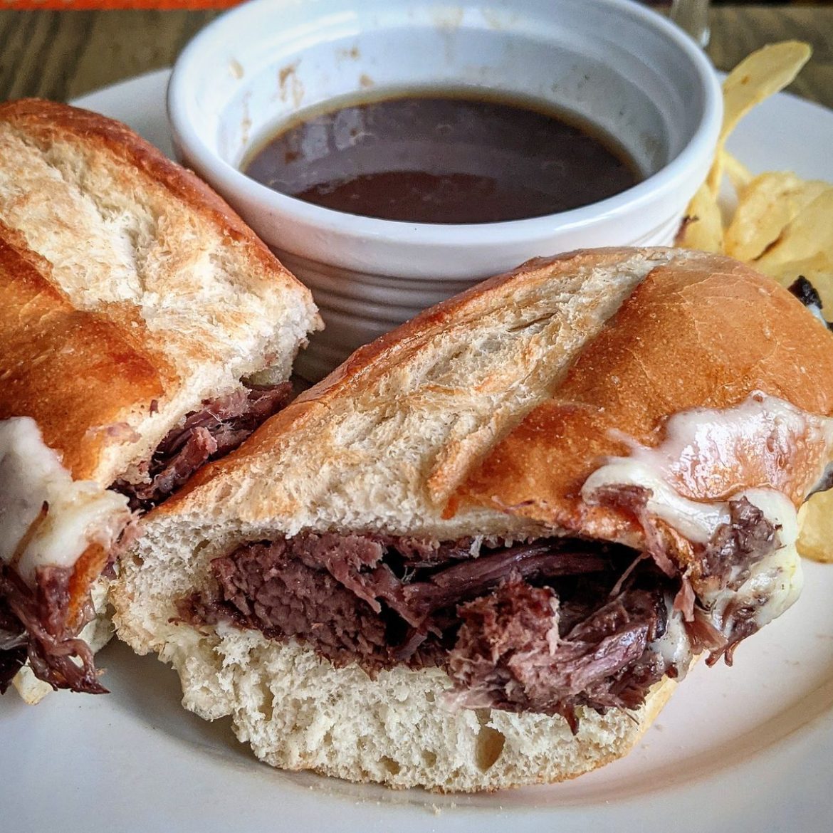 FRENCH DIP CROCK POT DINNER
