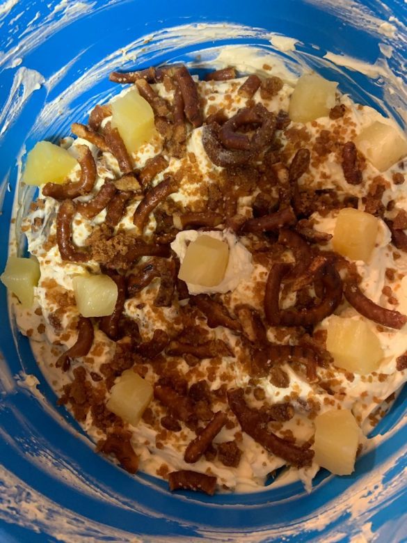 Pineapple Pretzel Fluff Salad A Summer Treat