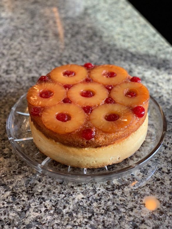 Pineapple Upside Down Cheesecake Cake