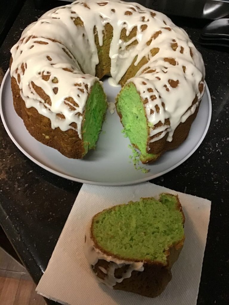 Pistachio Pudding Cake