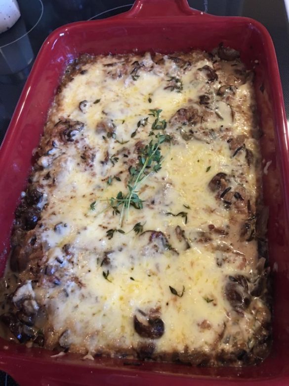 Stuffed Mushroom Casserole