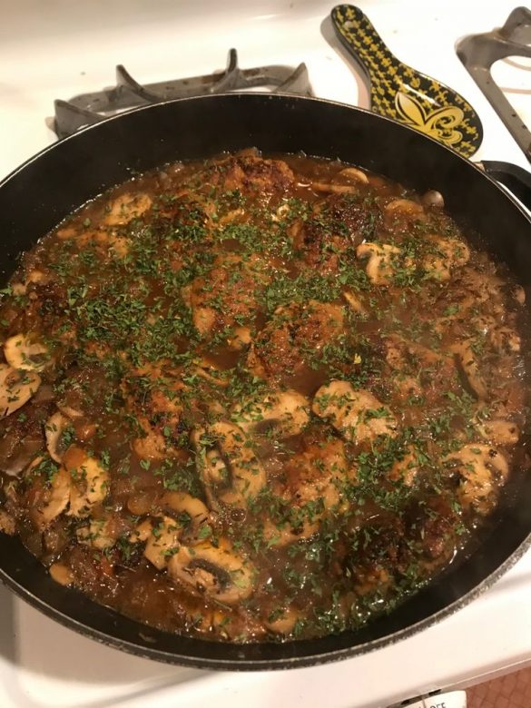 Chopped Steak with Mushroom Gravy Recipe