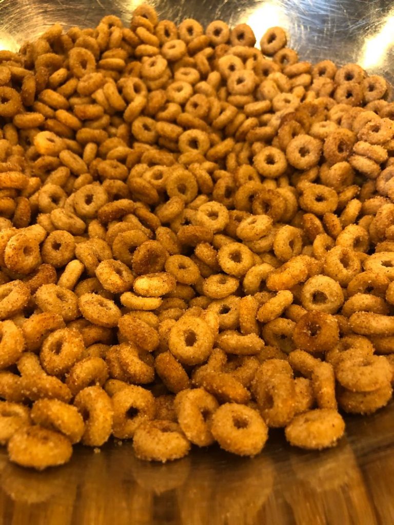 Mini Donut Hot Buttered Cheerios